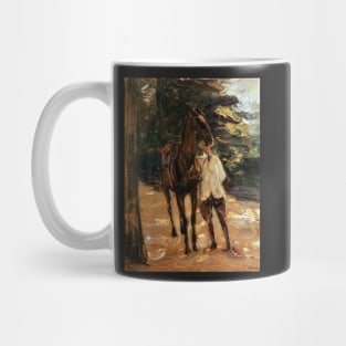 man with horse - Max Liebermann Mug